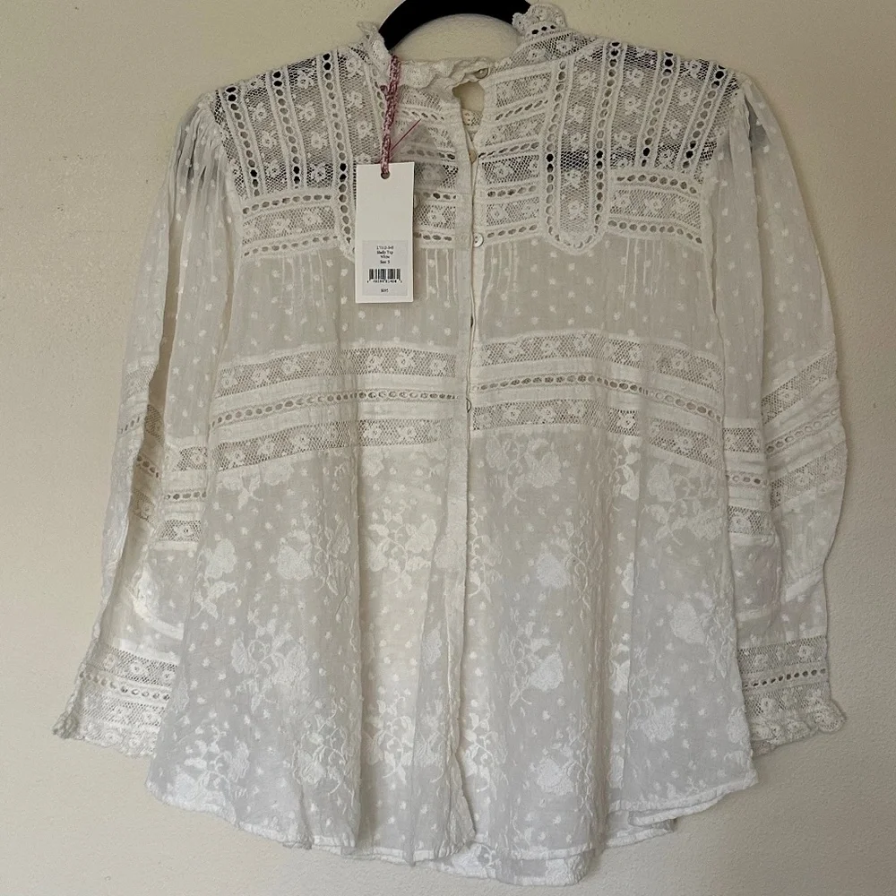 NWT LoveShackFancy Shelly Top - Picture 3 of 9